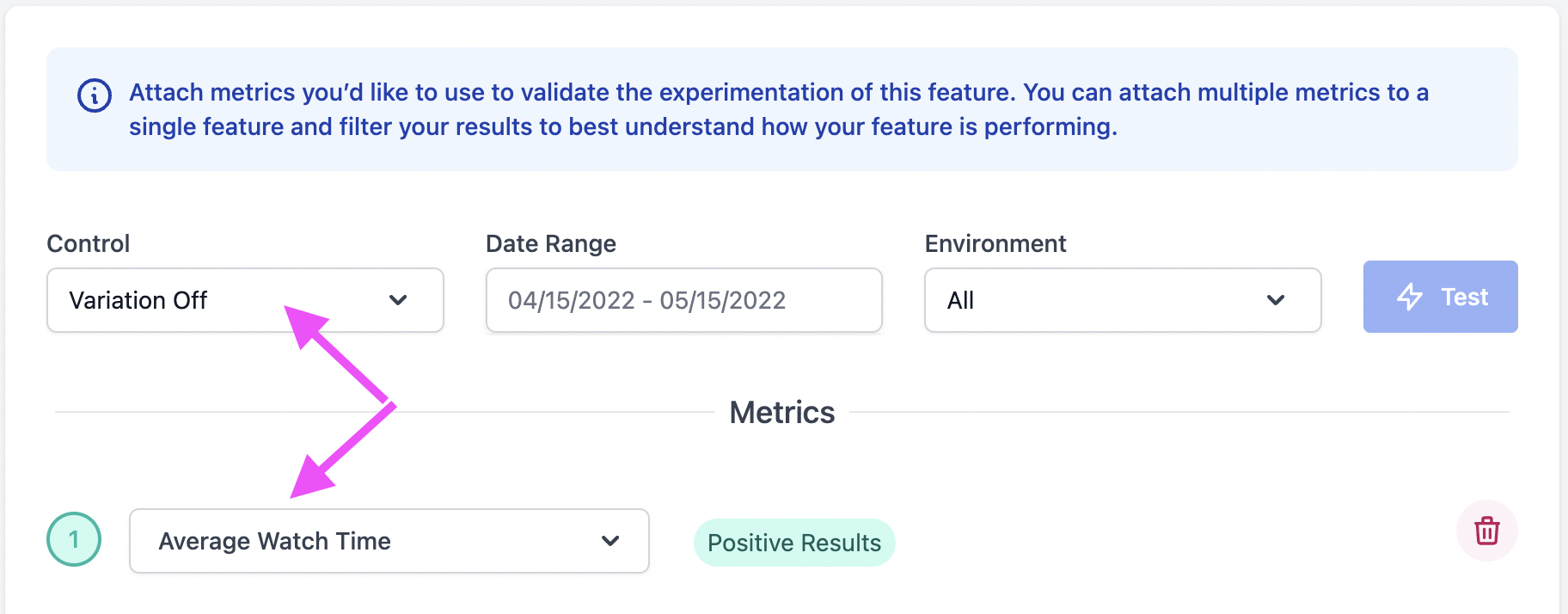 Adding a Metric